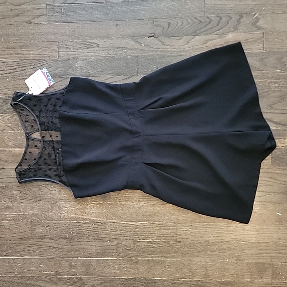 NAF NAF Pants - NAF NAF black lace romper - NWT